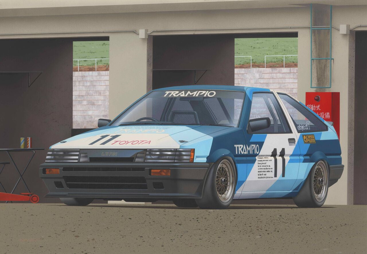 Fujimi 1/24 TRAMPIO Toyota AE86 Levin 1985 Model Kit