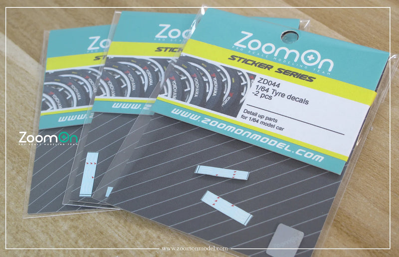 ZoomOn ZD044 1/64 Tyre decals (2pcs)