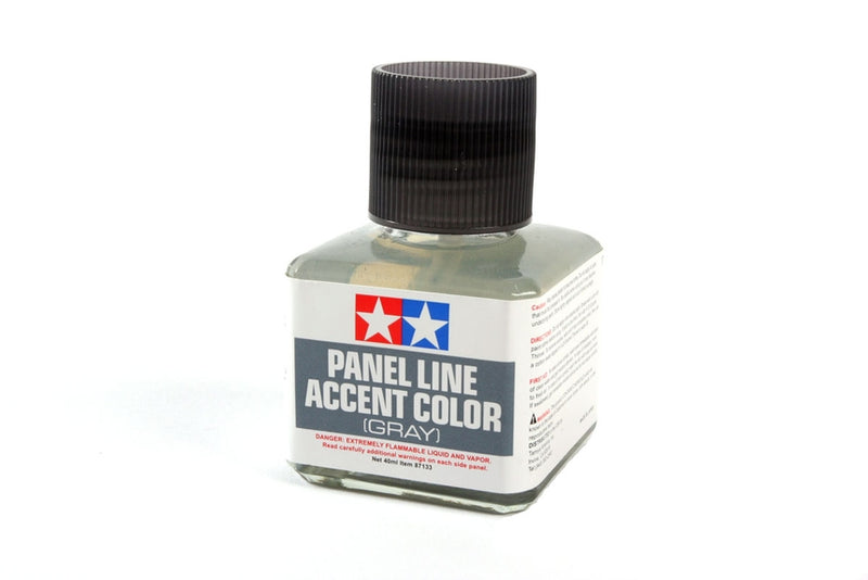 Tamiya Gray Panel Line Accent Color (40ml Bottle)