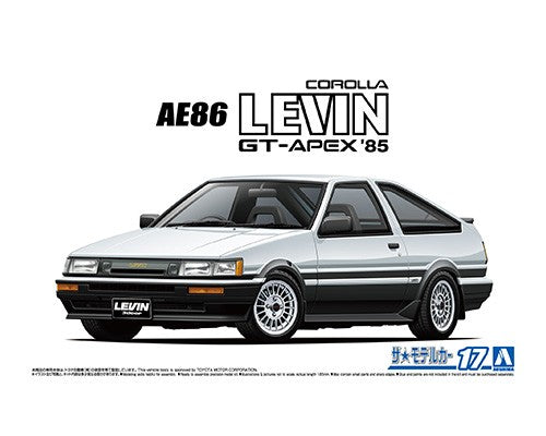 Aoshima 1/24 Toyota AE86 Corolla Levin GT-Apex '85