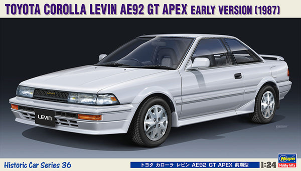 Hasegawa 1/24 Toyota Corolla LevinAE92 GT APEX Early Version (HC36)