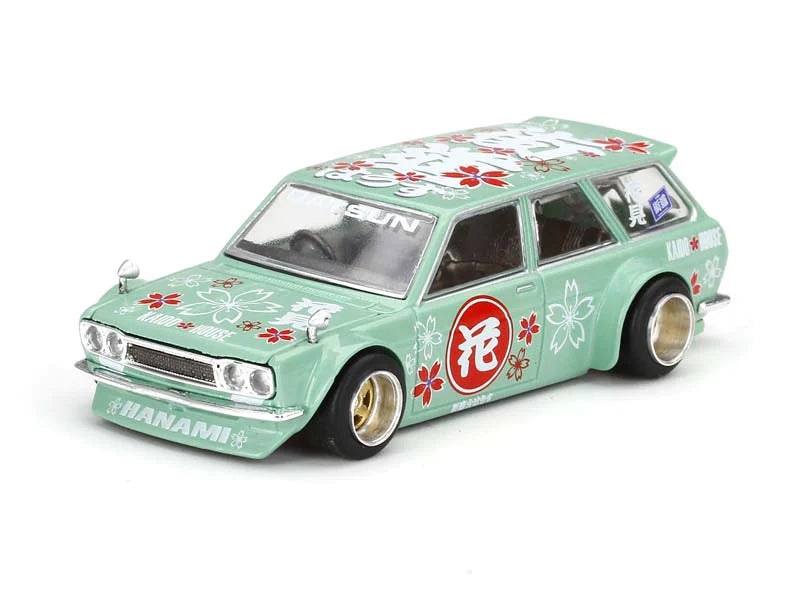 Hot wheels green datsun 510 wagon sales