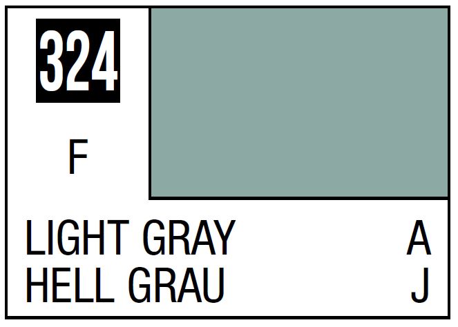 Mr. Hobby Mr. Color 324 Light Gray (Flat/Aircraft) - 10ml