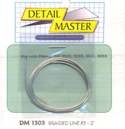 Detail Master DM-1303 BraidedLine #3 Wire .035