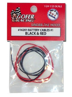 GOFER RACING Battery Cables Black & Red