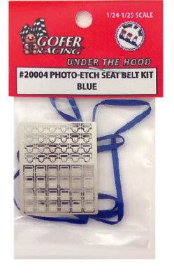 GOFER RACING Photo-Etch Blue Seatbelt