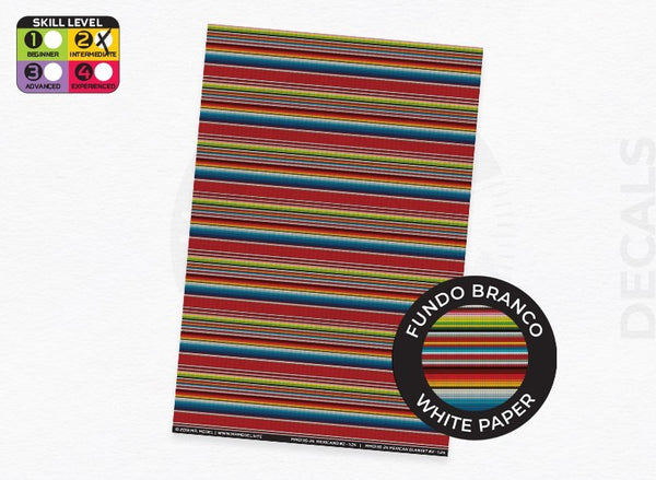 Mr. Model MM01076 - Mexican Blanket Decal 2 pattern