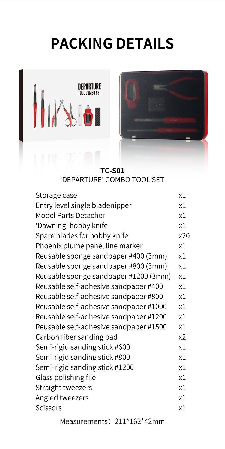 Dspiae TC-S01 Departure Tool Combo Set