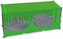 Fujimi 1/24 20ft Container (Green) - PRE ORDER