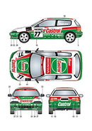 Studio27 1/24 Honda Civic "Castrol" #76/#77 National Saloon Car Cup 1993
