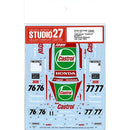 Studio27 1/24 Honda Civic "Castrol" #76/#77 National Saloon Car Cup 1993