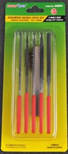 TRUMPETER MASTER TOOLS - Assorted Needle Files Set (Middle-Toothed, 5pcs) 3 x 140mm