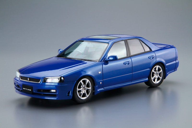 Aoshima 1/24 NISSAN ER34 SKYLINE 25GT-X TURBO '98 / 25GT TURBO '01