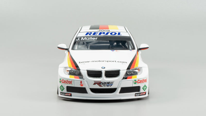 NuNu Hobby Platz 1/24 BMW 320si E90 WTCC BRANDS HATCH 2008 WINNER with 3D Printed Grille Parts