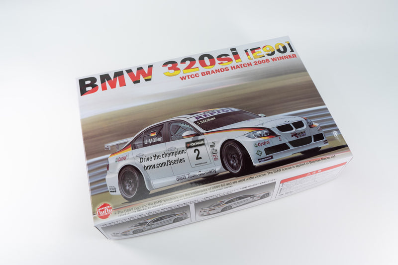 NuNu Hobby Platz 1/24 BMW 320si E90 WTCC BRANDS HATCH 2008 WINNER with 3D Printed Grille Parts