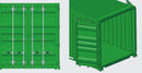 Fujimi 1/24 20ft Container (Green) - PRE ORDER