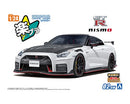 Aoshima 1/24 Snap Car R35 NISSAN GT-R NISMO Special edition 2022 Brilliant White Pearl