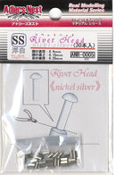 Adlers Nest Rivet Head 0.4mm, SS, Nickel Silver (30 pcs)