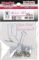 Adlers Nest Rivet Head 0.8mm, M, Nickel Silver (30 pcs)