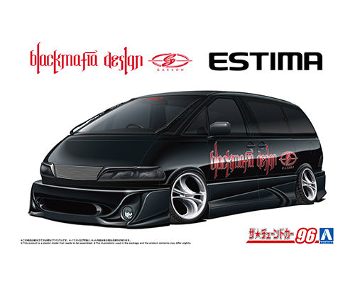 Aoshima 1/24 Black Mafia TCR11W Estima '98 (Toyota)