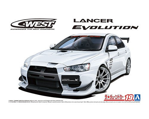 Aoshima 1/24 C-WEST CZ4A Lancer Evolution '07 Mitsubishi