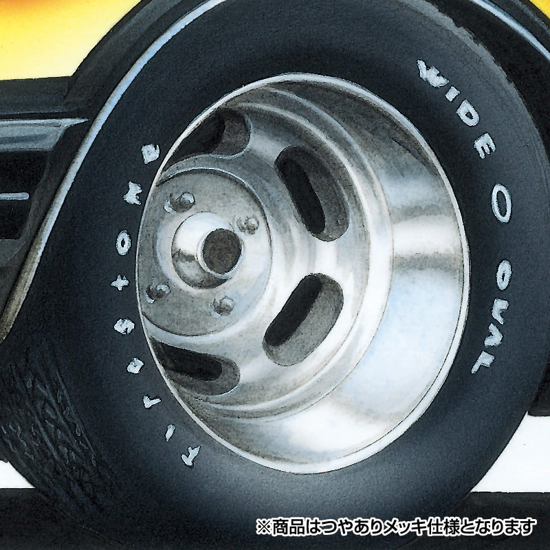 Aoshima 1/24 Enkei Dish 15 Inch Tire & Wheel Set