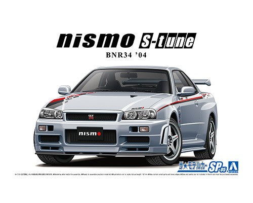 Aoshima 1/24 Nissan BNR34 Skyline GT-R Nismo S-TUNE '04