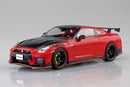 Aoshima 1/24 Snap Car R35 NISSAN GT-R NISMO Special edition 2022 Vibrant Red