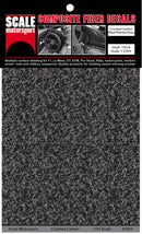Scale Motorsport 1/24 Crushed Carbon Fiber Pewter Metallic Grey MODEL CAR WATERSLIDE DECAL 1924