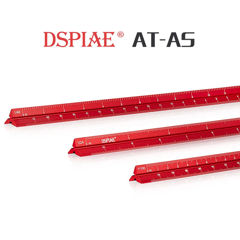DSPIAE AT-AS Aluminum Alloy Scale Ruler