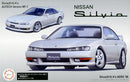 Fujimi 1/24 S14 Silvia K`s Aero `96/Autech Version w/Window Frame Masking