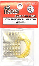 GOFER RACING Photo-Etch Yellow Seatbelt