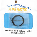 Detail Master DM-1401 Battery Cable Black