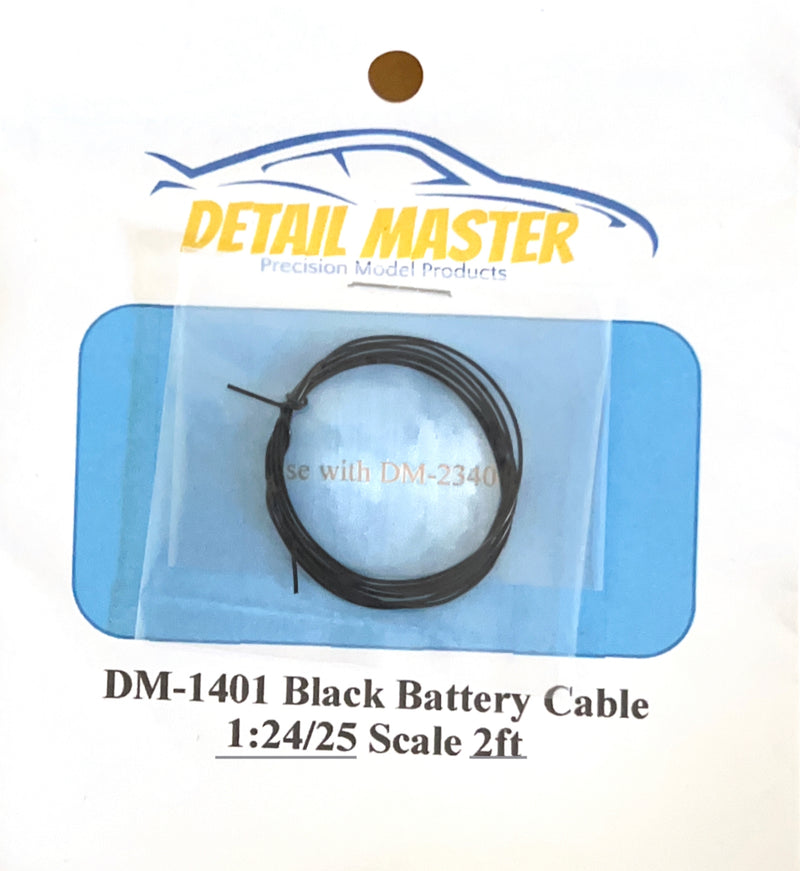 Detail Master DM-1401 Black Battery Cable