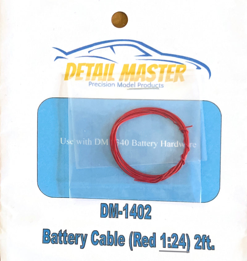 Detail Master DM-1402 Battery Cable Red