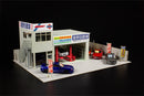Plum mor Auto Garage Famous Car Shop 1/64 Scale Model Kit