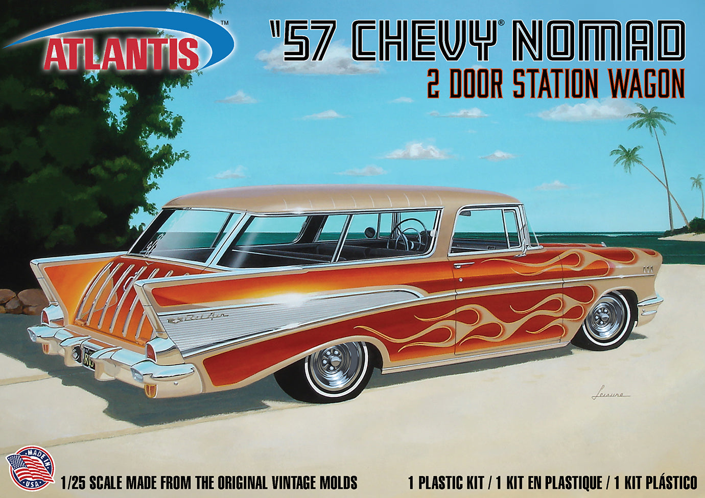 Atlantis 1/25 1957 Chevrolet Nomad 2-Door Station Wagon | Scale Riders