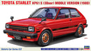 Hasegawa 1/24 TOYOTA STARLET KP61 S (3Door) MIDDLE VERSION 1980