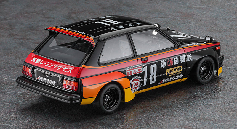 Hasegawa 1/24 Asano Racing Service STARLET KP61 "1982 Starlet GRAND CUP RACE CHAMPION"