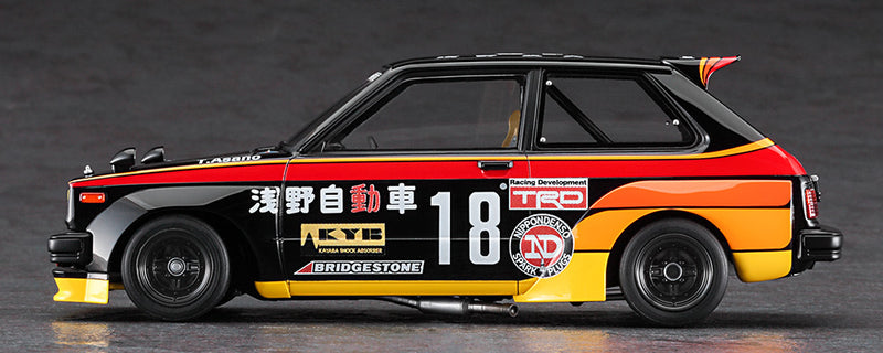 Hasegawa 1/24 Asano Racing Service STARLET KP61 "1982 Starlet GRAND CUP RACE CHAMPION"