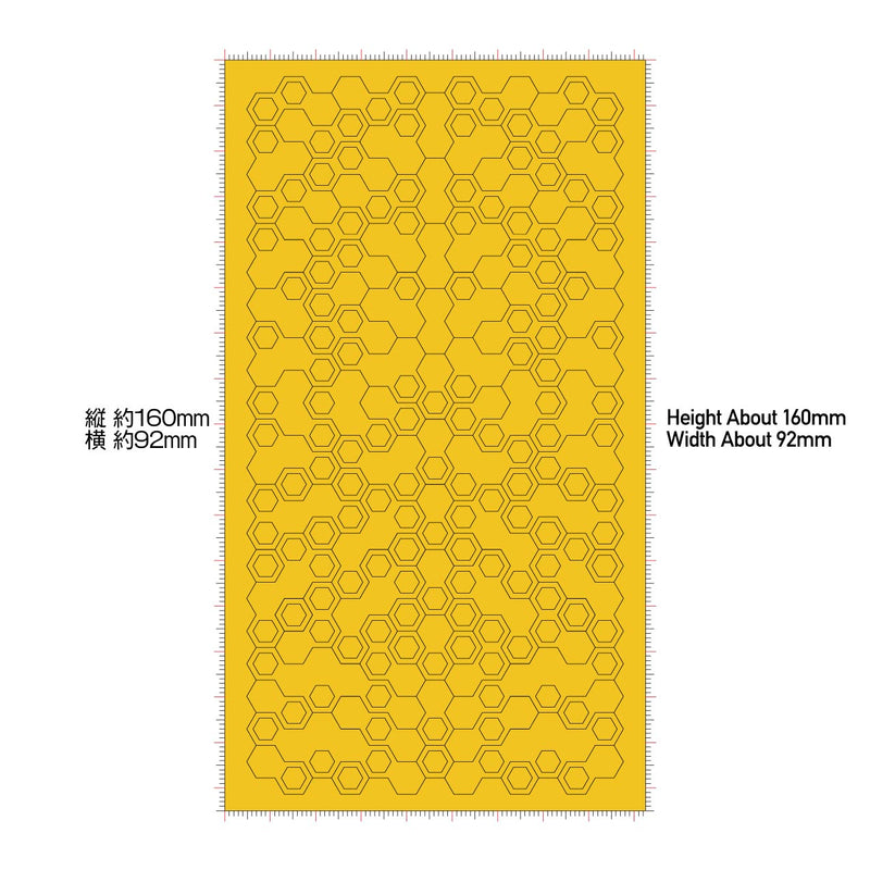 HiQ Parts Pre-cut Masking for Hexagon Camouflage (3pcs)