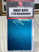 Hobby Design - 1/24 Nut & Gasket HD02-0431