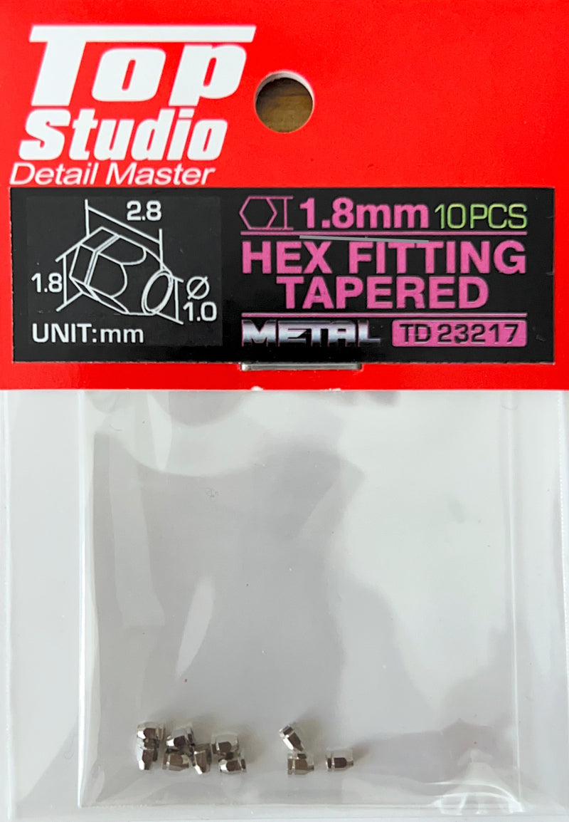 Top Studio TD23217 - 1.8mm Hex Fitting Tapered