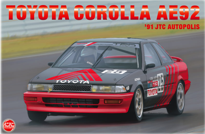 NuNu Hobby1/24 Racing Series TOYOTA COROLLA AE92 '91 JTC AUTOPOLIS