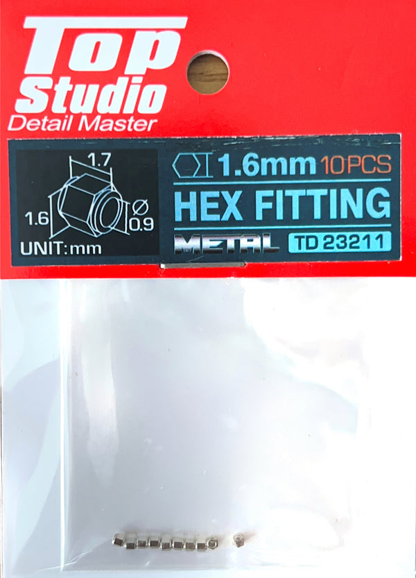 Top Studio TD23211 - 1.6mm Hex Fitting