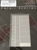KA Models KA-24009 1/20-1/24 Cable Tie Set Photo-Etch