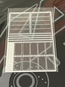 KA MODELS KA-24003 1/24 License Plate Frames Set Photo-Etch