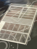 KA MODELS KA-24003 1/24 License Plate Frames Set Photo-Etch