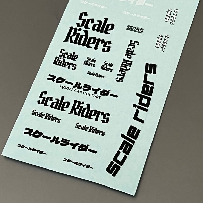 Scale Riders Water Slide Decal