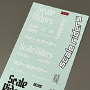 Scale Riders Water Slide Decal